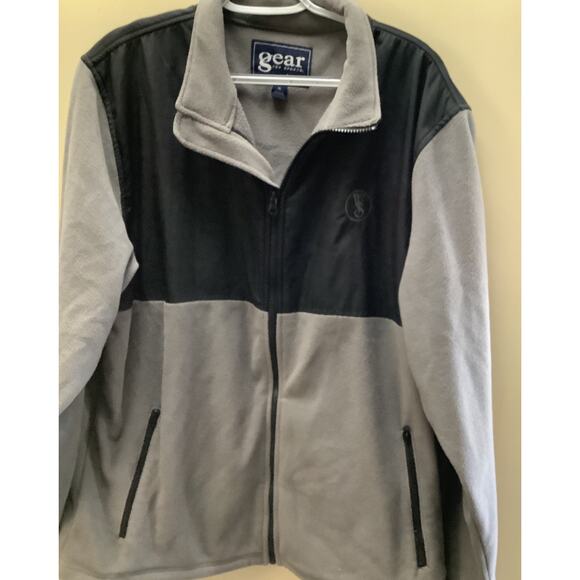 Gear For Sports Jacket Men Size XL Gray Fleece - Picture 1 of 3